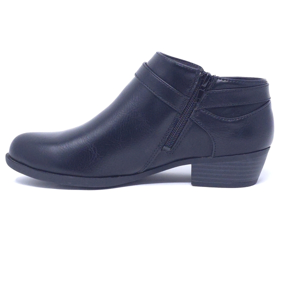 LifeStride Alexander Block Heel Ankle Booties Black 6.5 W - Picture 6 of 10